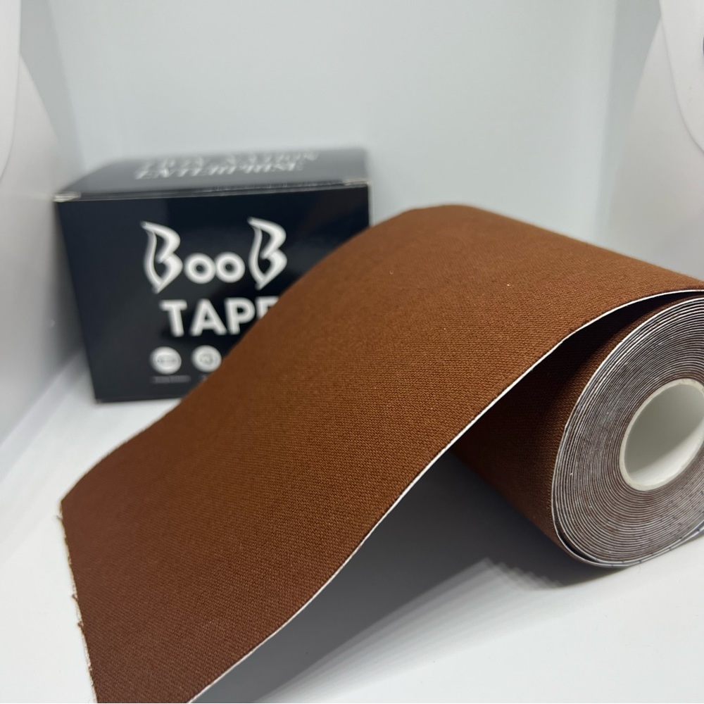 Boob Tape: Color - Latte, Size- 10cm*5m, Bra Size- D-DDD